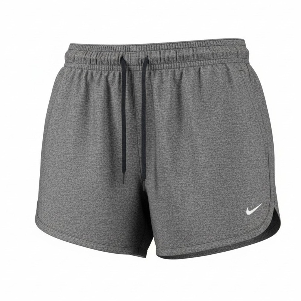 Nike Womens Dri-FIT Shorts Gray‎ Heathered Athletic Running Small